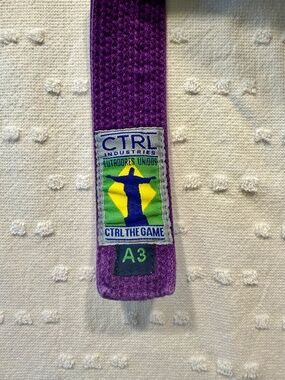 CTRL Industries Adult A3 BJJ purple belt